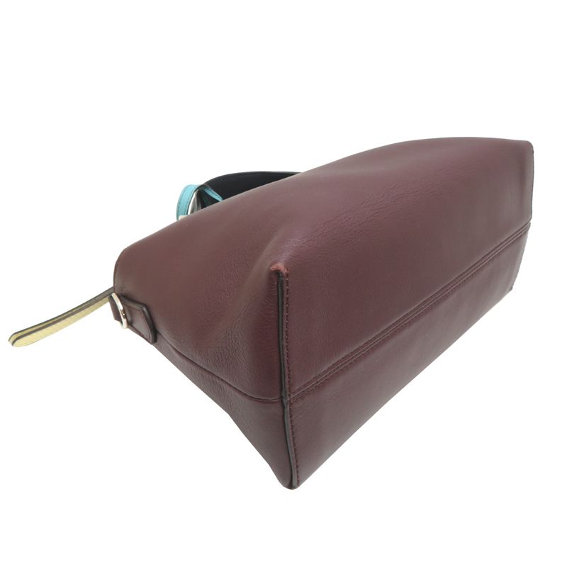 Fendi Handbag Burgundy — view 3