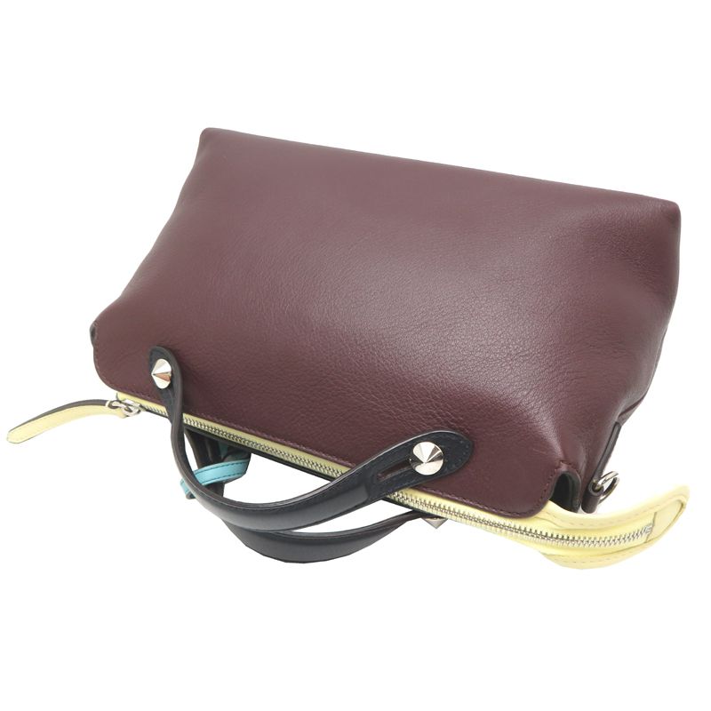 Fendi Handbag Burgundy — view 4