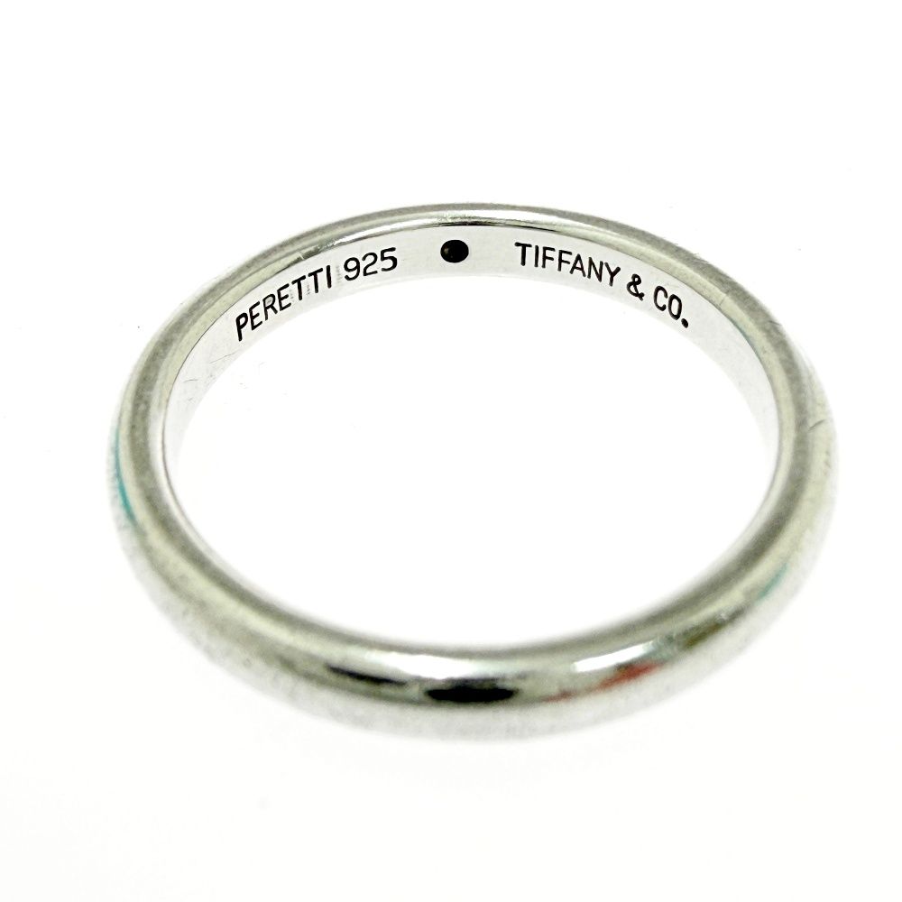 Tiffany & Co Silver Stacking Band Ring — view 6
