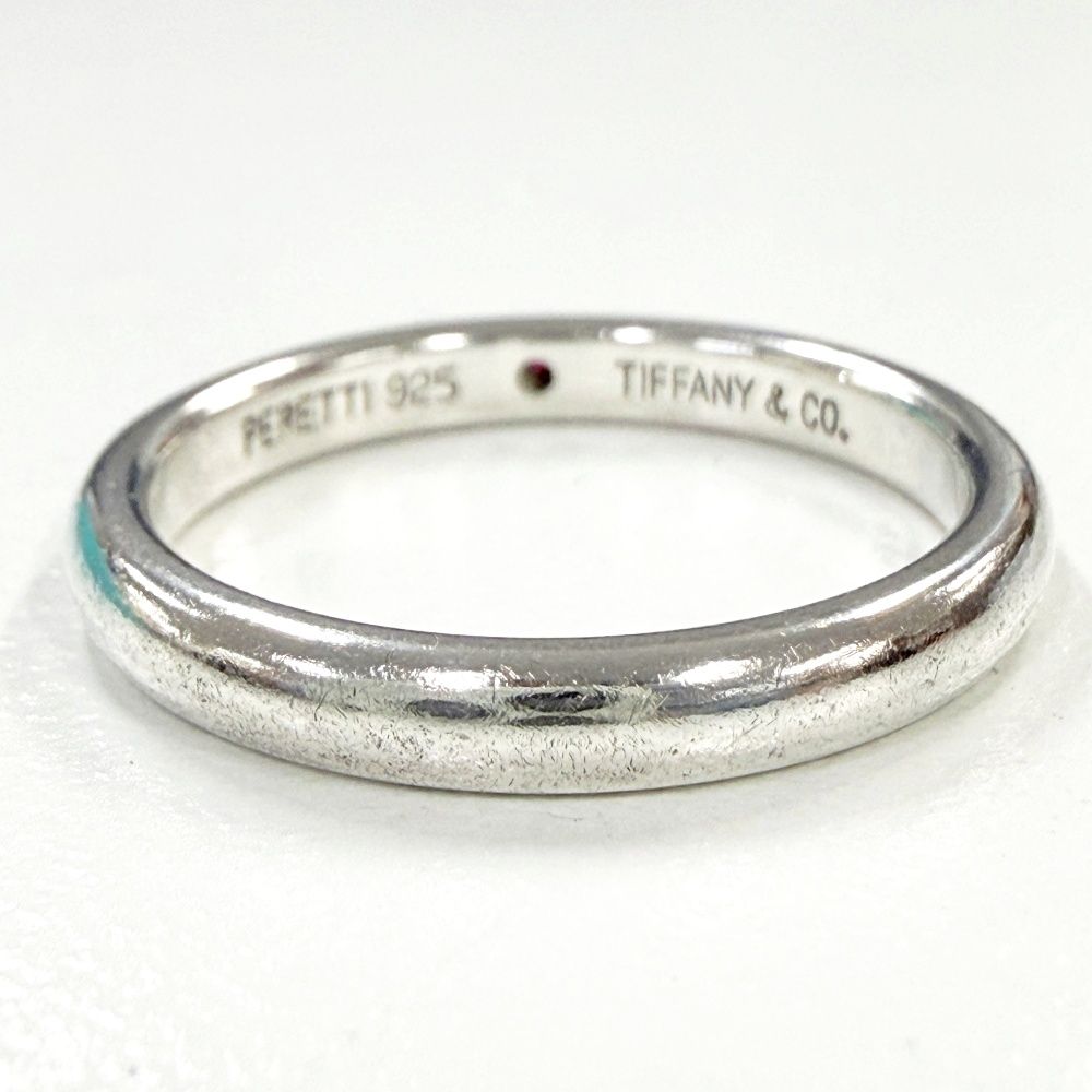 Tiffany & Co Silver Stacking Band Ring — view 3