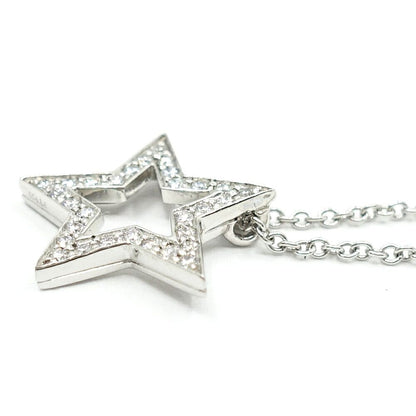 Tiffany & Co Star Diamond Necklace Platinum — view 5
