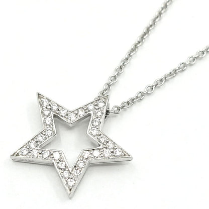 Tiffany & Co Star Diamond Necklace Platinum — view 4