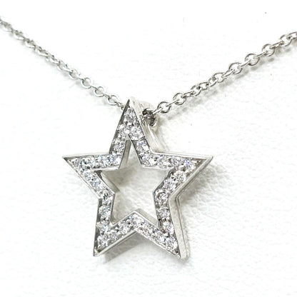 Tiffany & Co Star Diamond Necklace Platinum — view 2