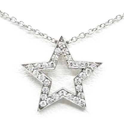 Tiffany & Co Star Diamond Necklace Platinum