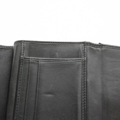 Miu Miu Matelasse Wallet Bifold Coin Purse Leather Black — view 8