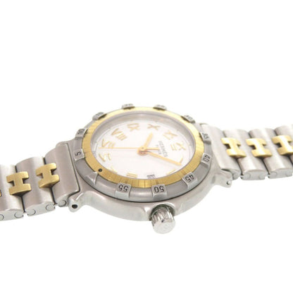 Hermes Captain Nemo SS White Silver Gold Quartz Watch Dial — view 8