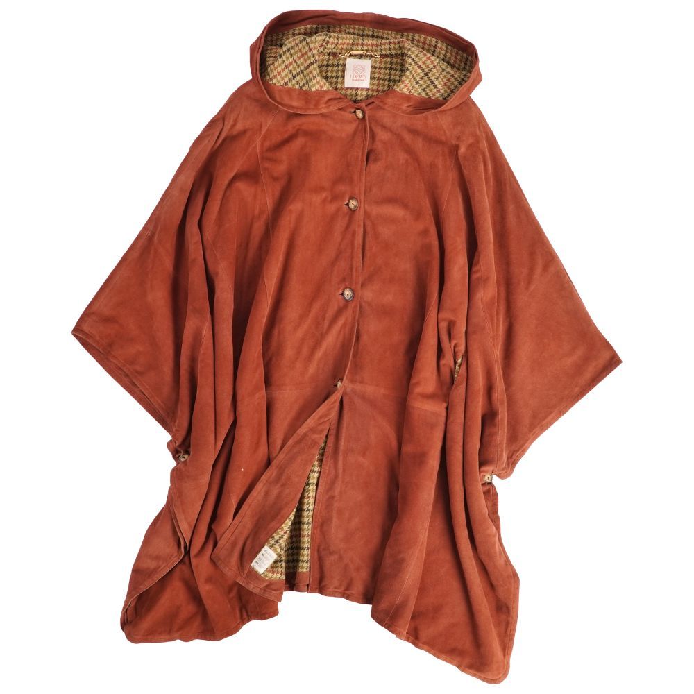 Loewe Vintage Coat Hooded Poncho
