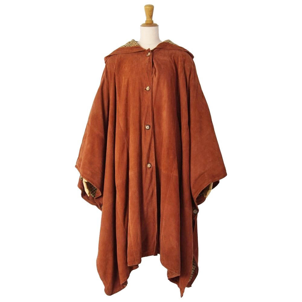 Loewe Vintage Coat Hooded Poncho — view 4