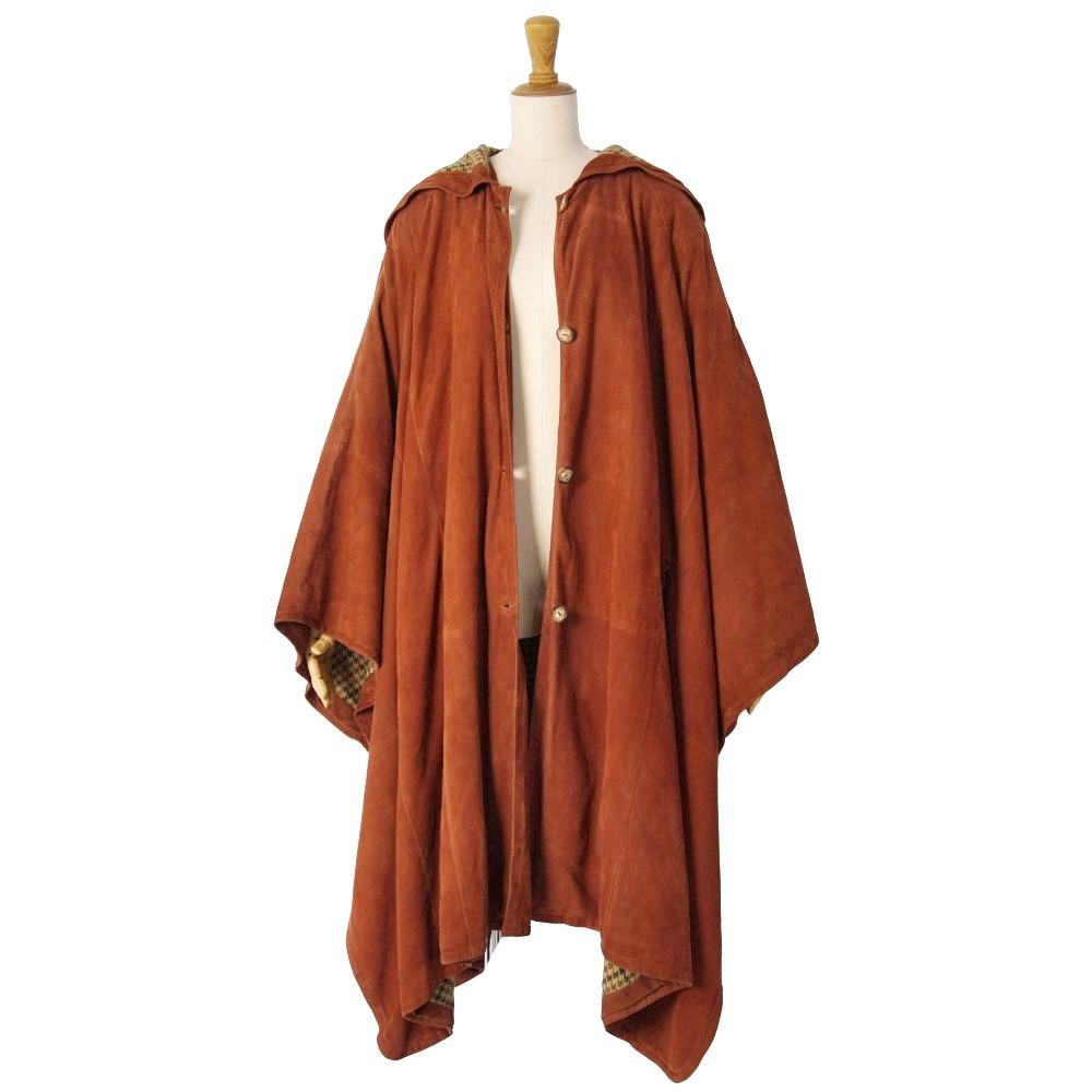 Loewe Vintage Coat Hooded Poncho — view 5
