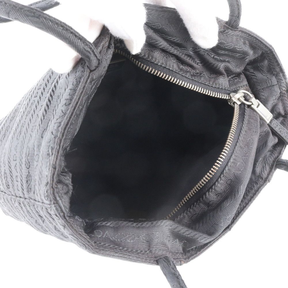 Prada White Tag Tessuto Nylon Triangle Logo Tote Bag Shoulder — view 7