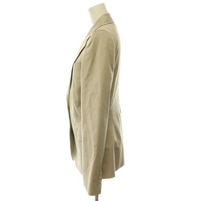 Gucci Jacket Pants Set Tailored Flare Monogram Pattern Wool Silk Blend 40 Beige — view 4