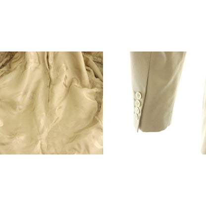 Gucci Jacket Pants Set Tailored Flare Monogram Pattern Wool Silk Blend 40 Beige — view 7