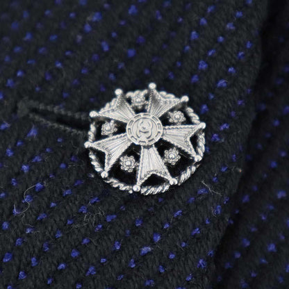 Chanel Coat Navy 34 — view 6