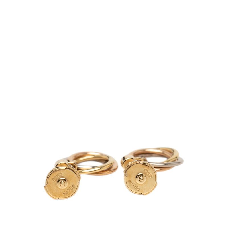 Cartier Trinity Earrings 18K Yellow Gold 18K Pink 18K White — view 3