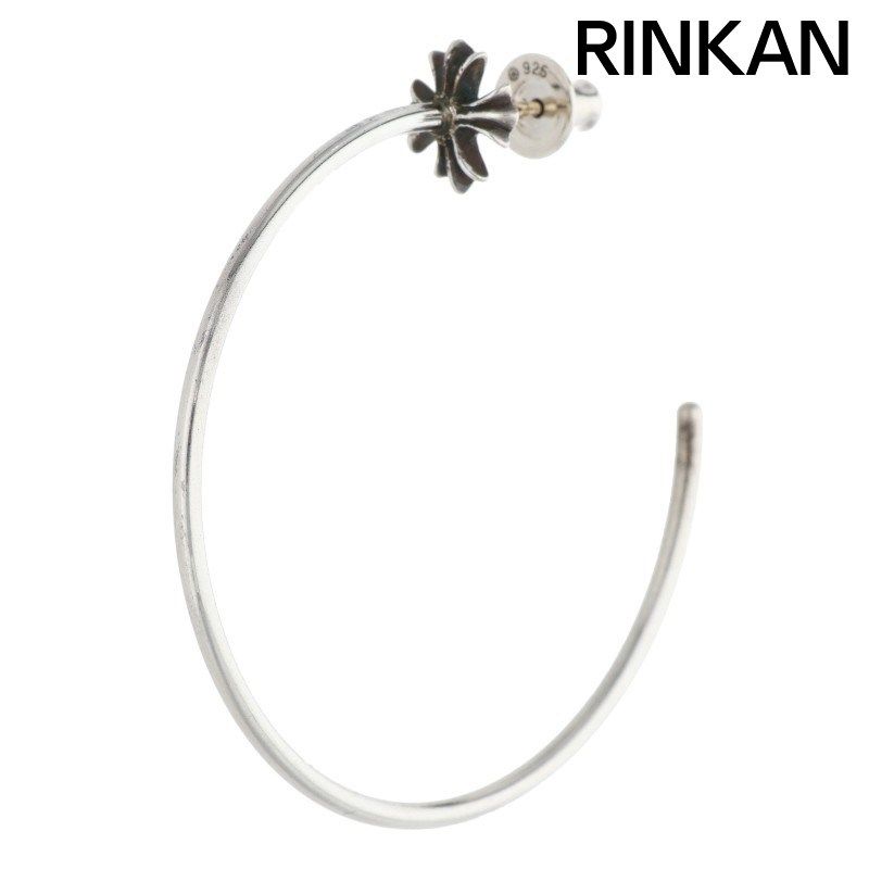 Chrome Hearts Hoop CH Pls CH Plus Silver Earrings