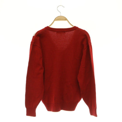 Dior Sports Knit Sweater Long Sleeve Neck Vintage M Red MY — view 2