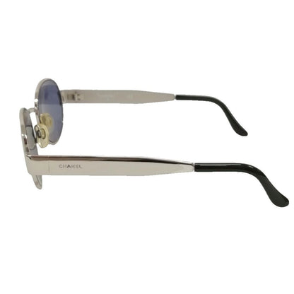 Chanel Sunglasses Vintage Metal Frame Silver Eyewear — view 3
