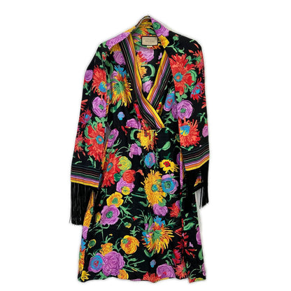 Gucci Xkenscott Shawl with Floral 38 Scarf