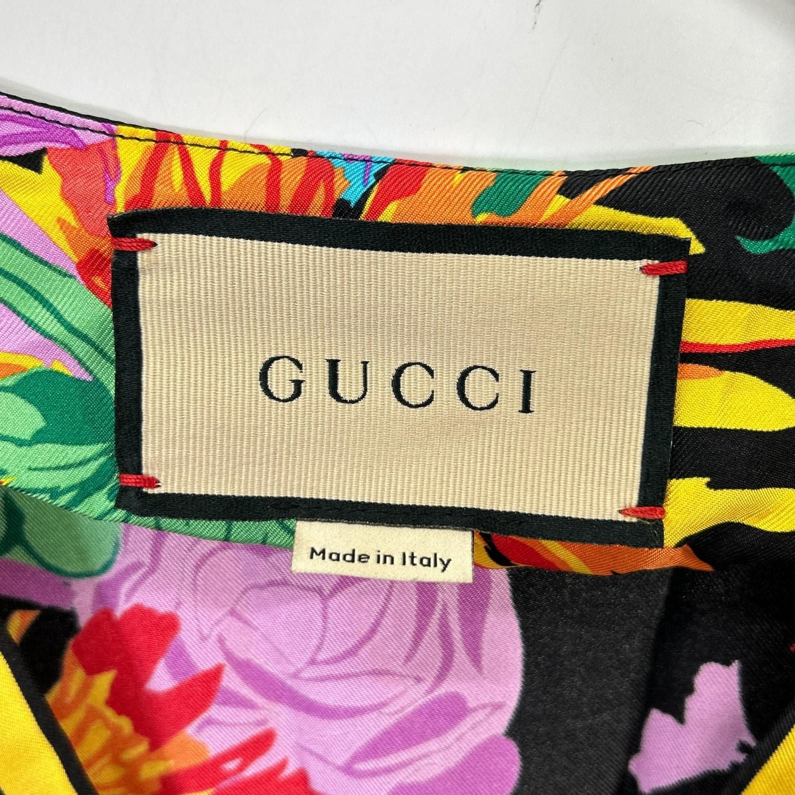 Gucci Xkenscott Shawl with Floral 38 Scarf — view 4