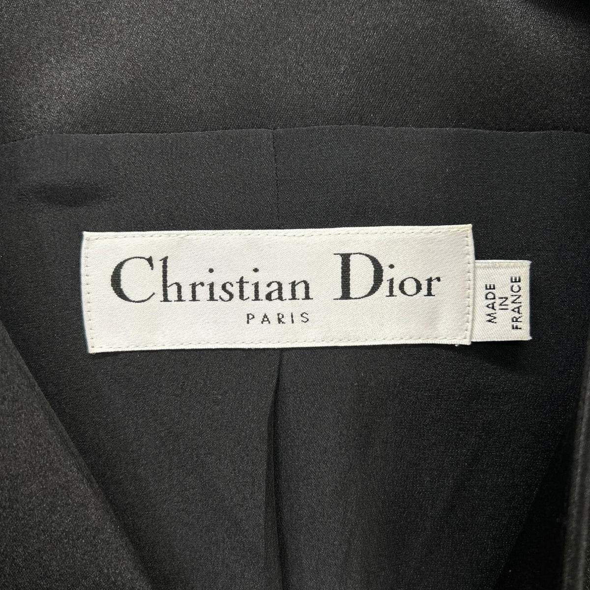 Dior Black Double Button Sleeveless Dress 34 — view 3