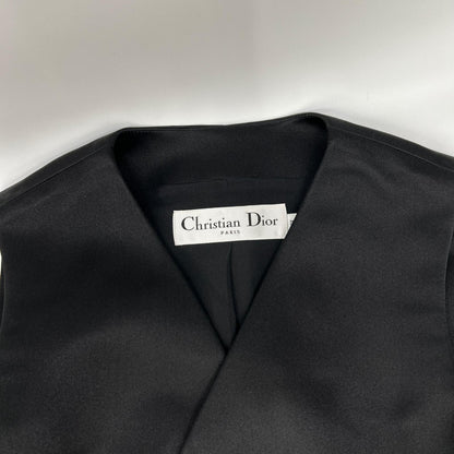 Dior Black Double Button Sleeveless Dress 34 — view 5