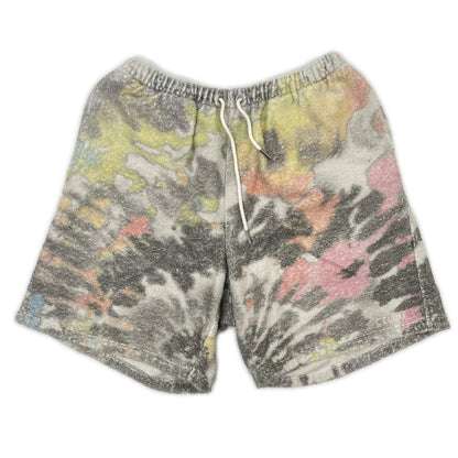 Celine White Terry Cotton Shorts