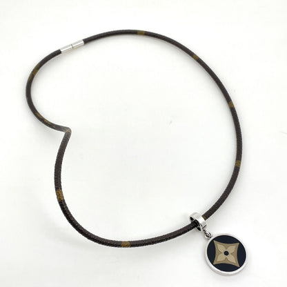 Louis Vuitton Pendentif Fleur Necklace Choker 925 Sterling Silver Monogram — view 3