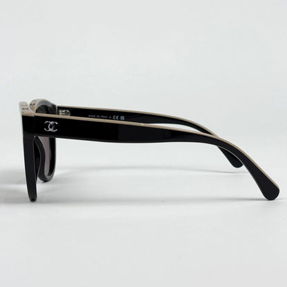 Chanel Sunglasses CC Logo Eyewear Acetate Black — view 2