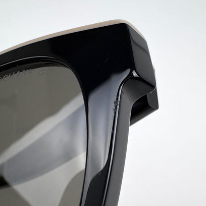 Chanel Sunglasses CC Logo Eyewear Acetate Black — view 4