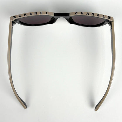 Chanel Sunglasses CC Logo Eyewear Acetate Black — view 3