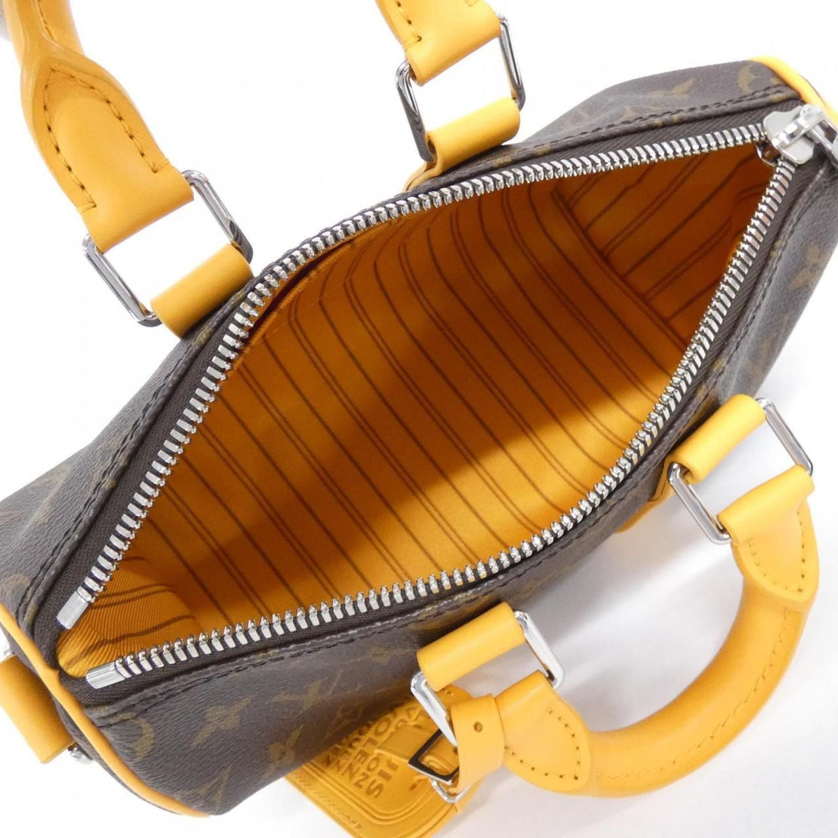 Louis Vuitton Monogram Macassar Keepall Bandouliere 25 Boston Bag — view 5