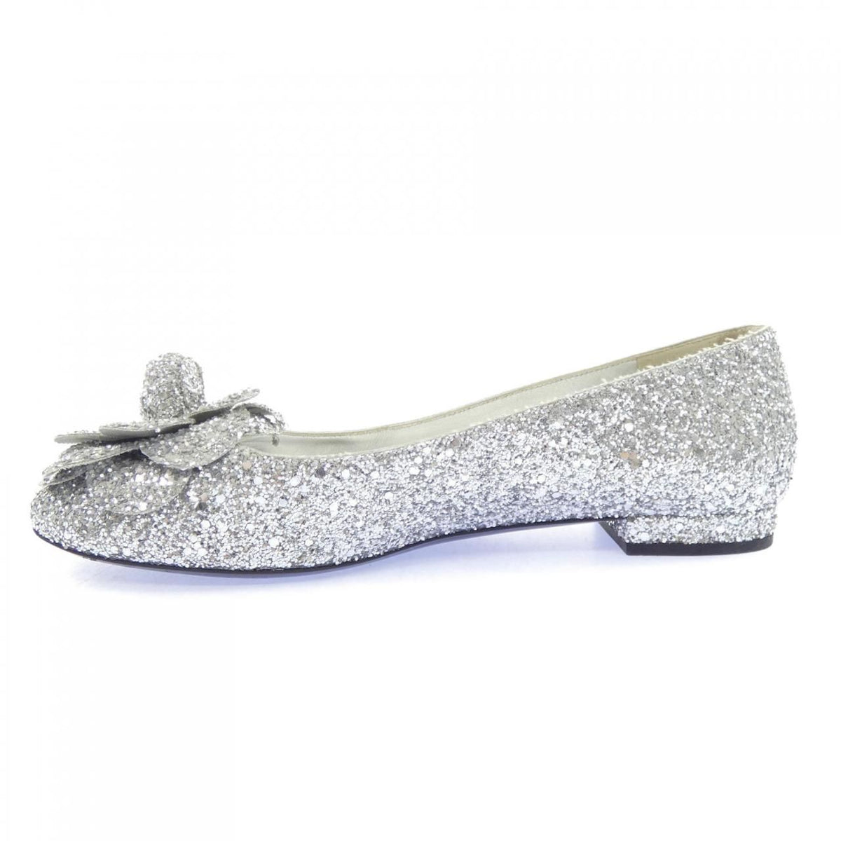 Chanel Flat Sneakers Silver — view 2