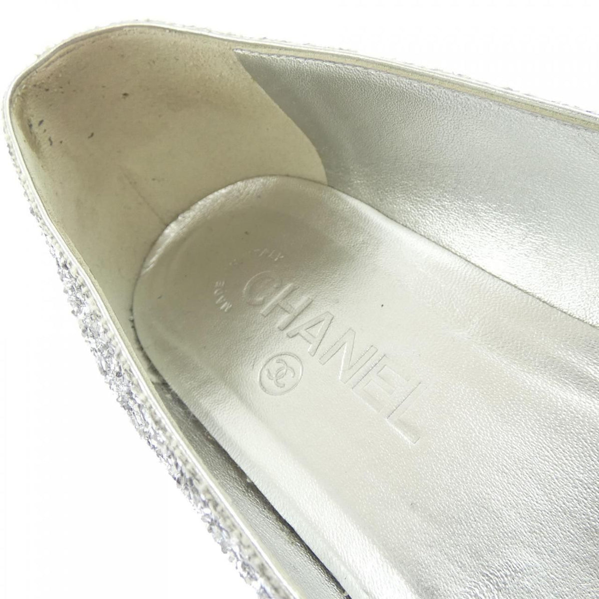 Chanel Flat Sneakers Silver — view 6
