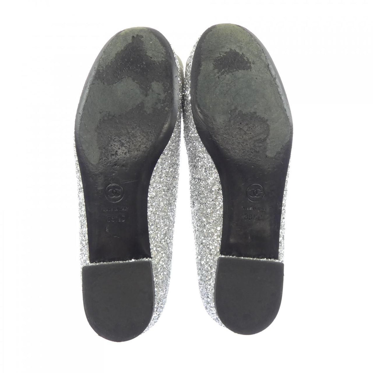 Chanel Flat Sneakers Silver — view 4