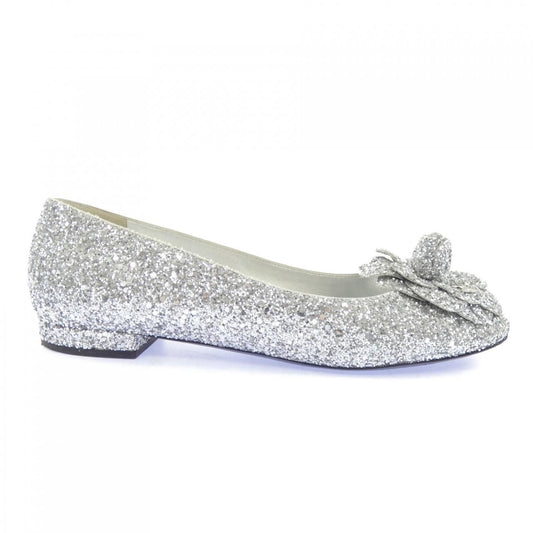 Chanel Flat Sneakers Silver