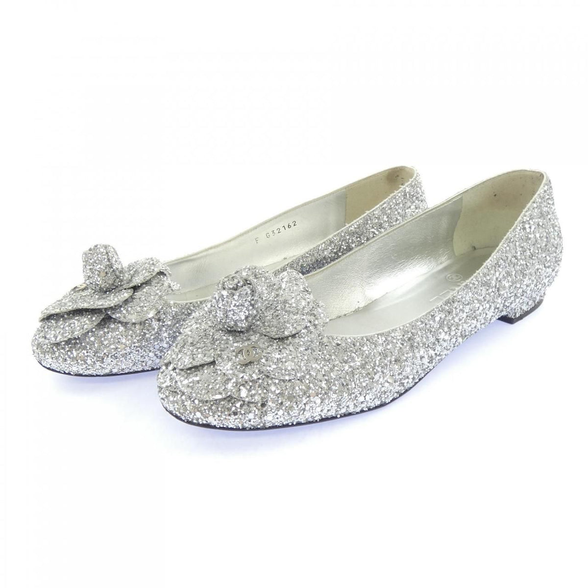 Chanel Flat Sneakers Silver — view 3