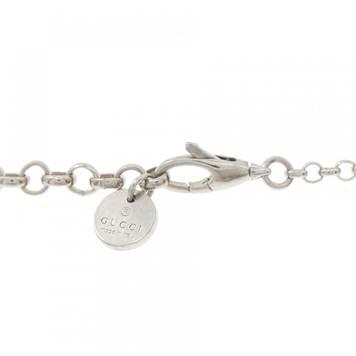 Gucci Interlocking G Necklace Silver — view 4