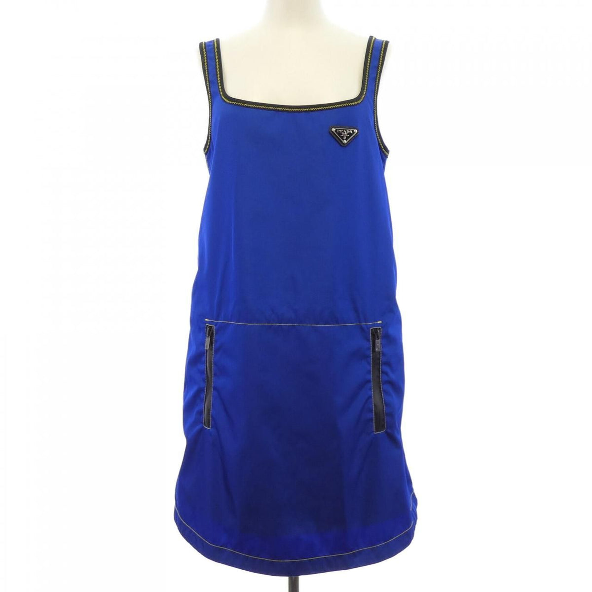 Prada Triangle Logo Dress
