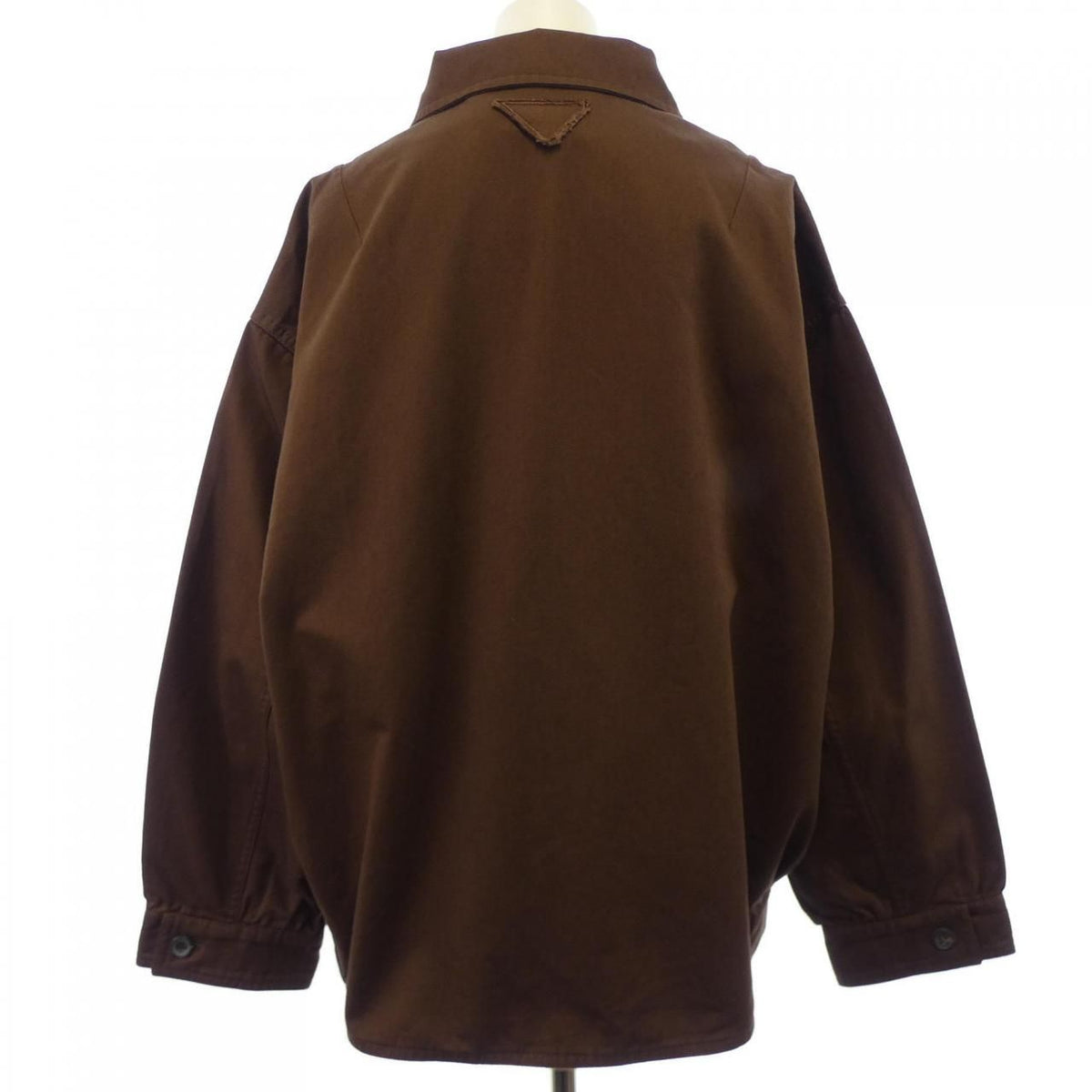 Prada Vintage Gabardine Cotton Shirt Jacket — view 2