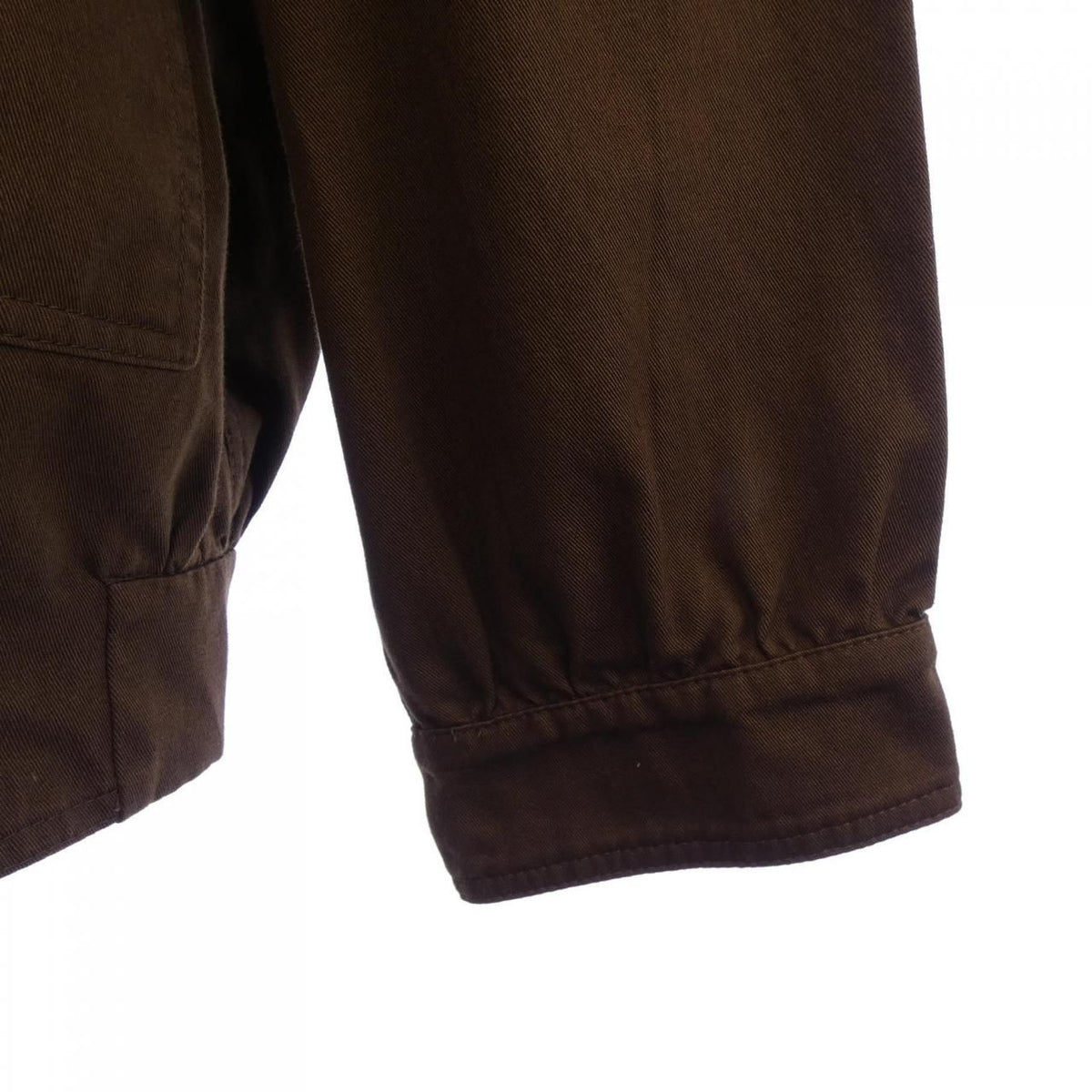 Prada Vintage Gabardine Cotton Shirt Jacket — view 6