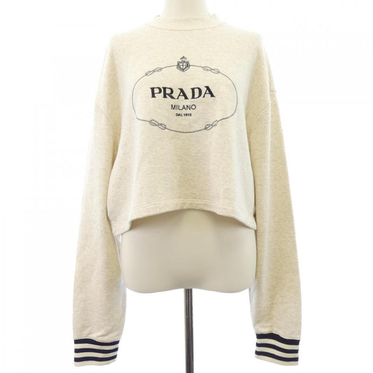 Prada Oversize Cotton Fleece Sweatshirt