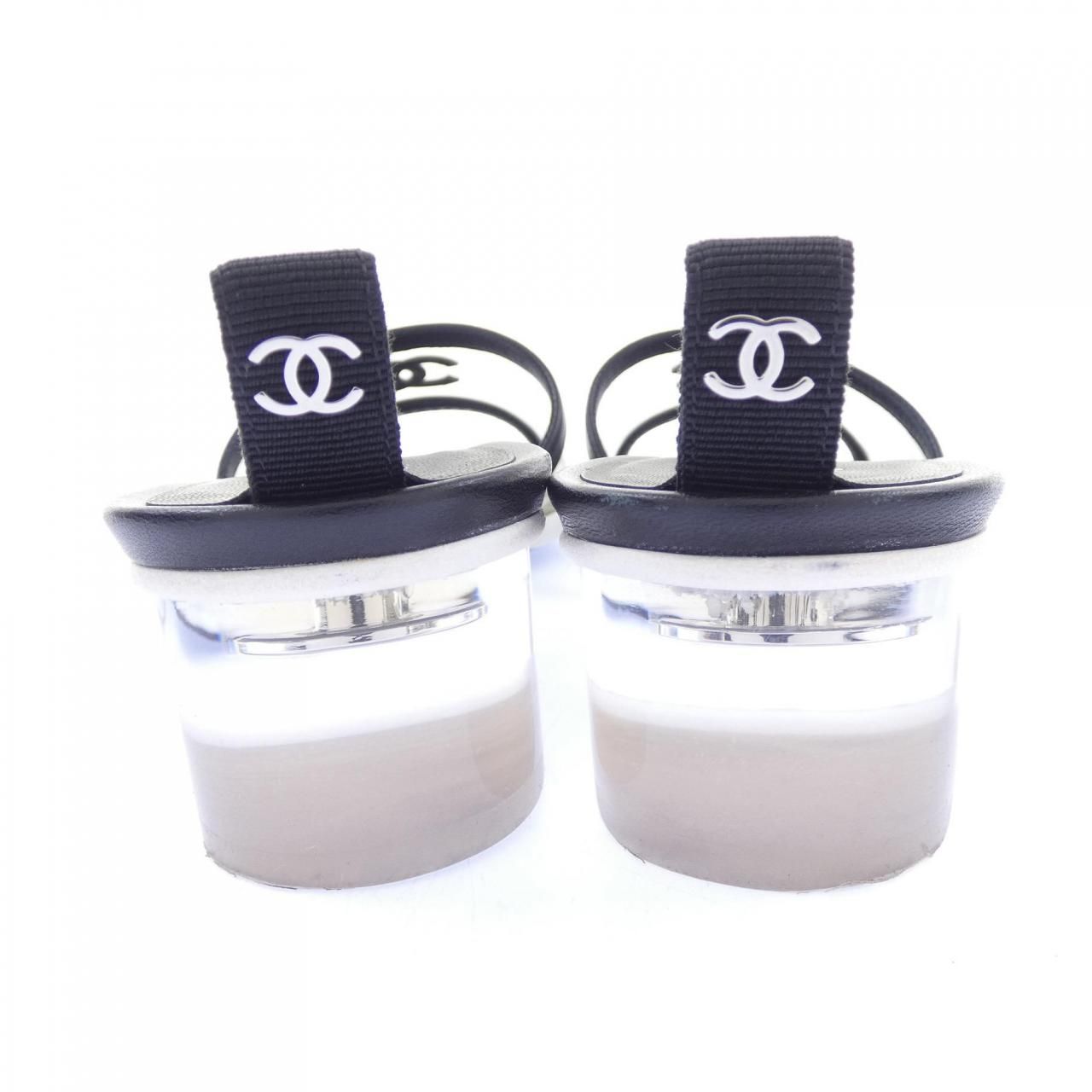 Chanel Sandals Black — view 5