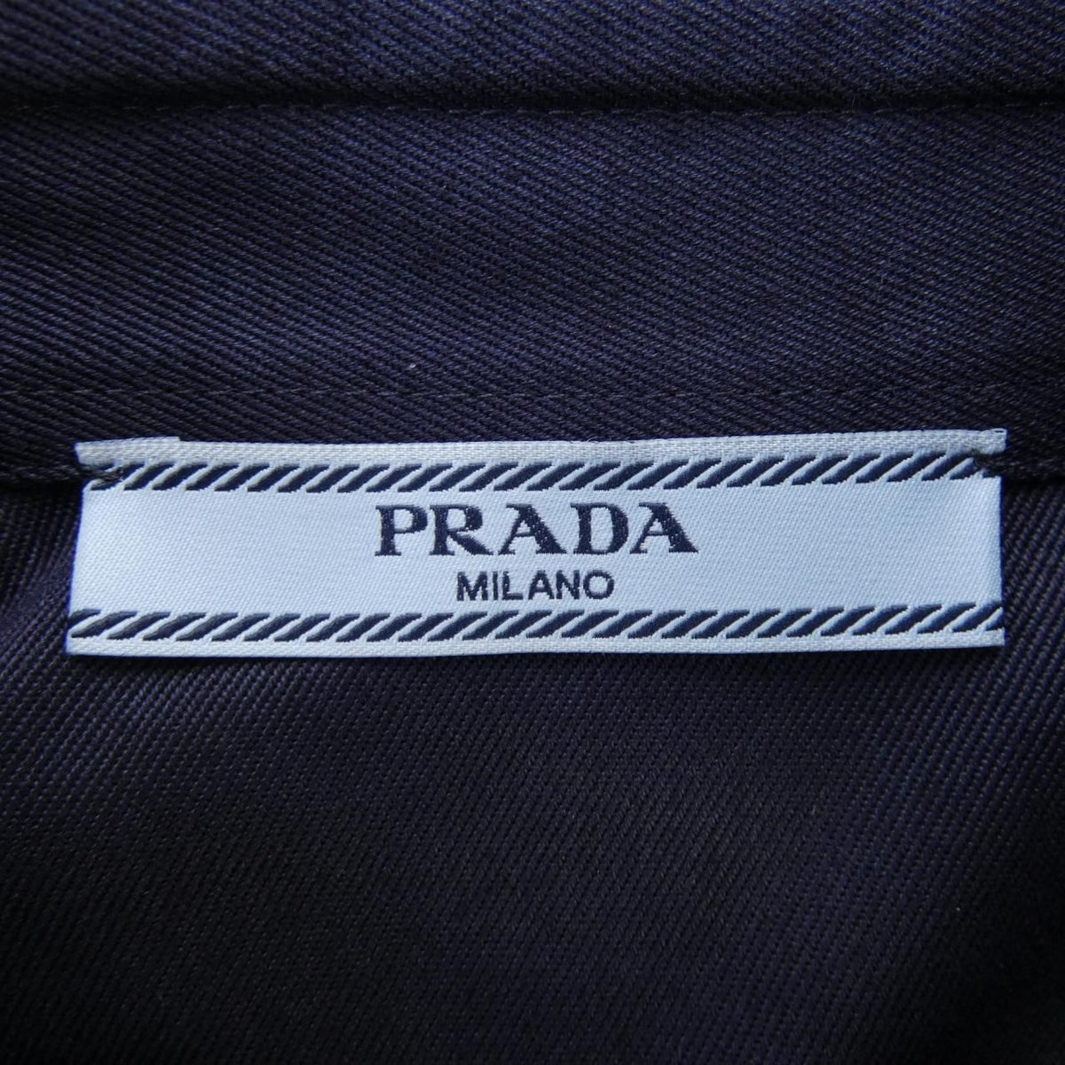 Prada Short Sleeve Shirt Navy — view 4