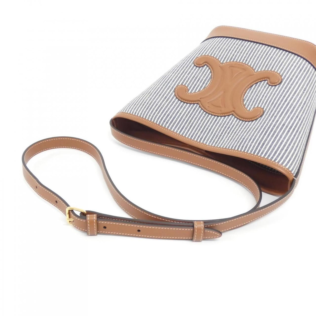 Celine Small Bucket Cuile Triomphe Shoulder Bag — view 5