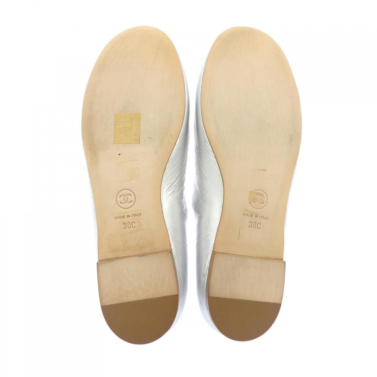 Chanel Flat Sneakers Silver — view 4