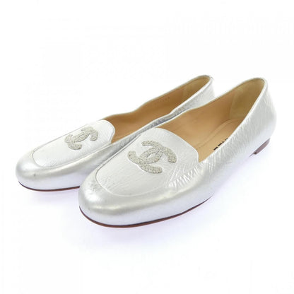 Chanel Flat Sneakers Silver — view 3