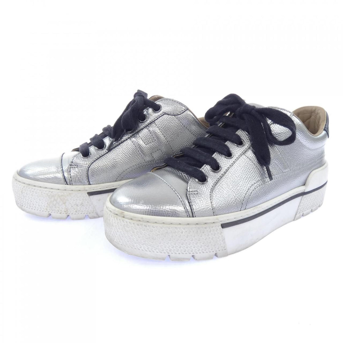 Hermes Voltage Sneakers Silver — view 3
