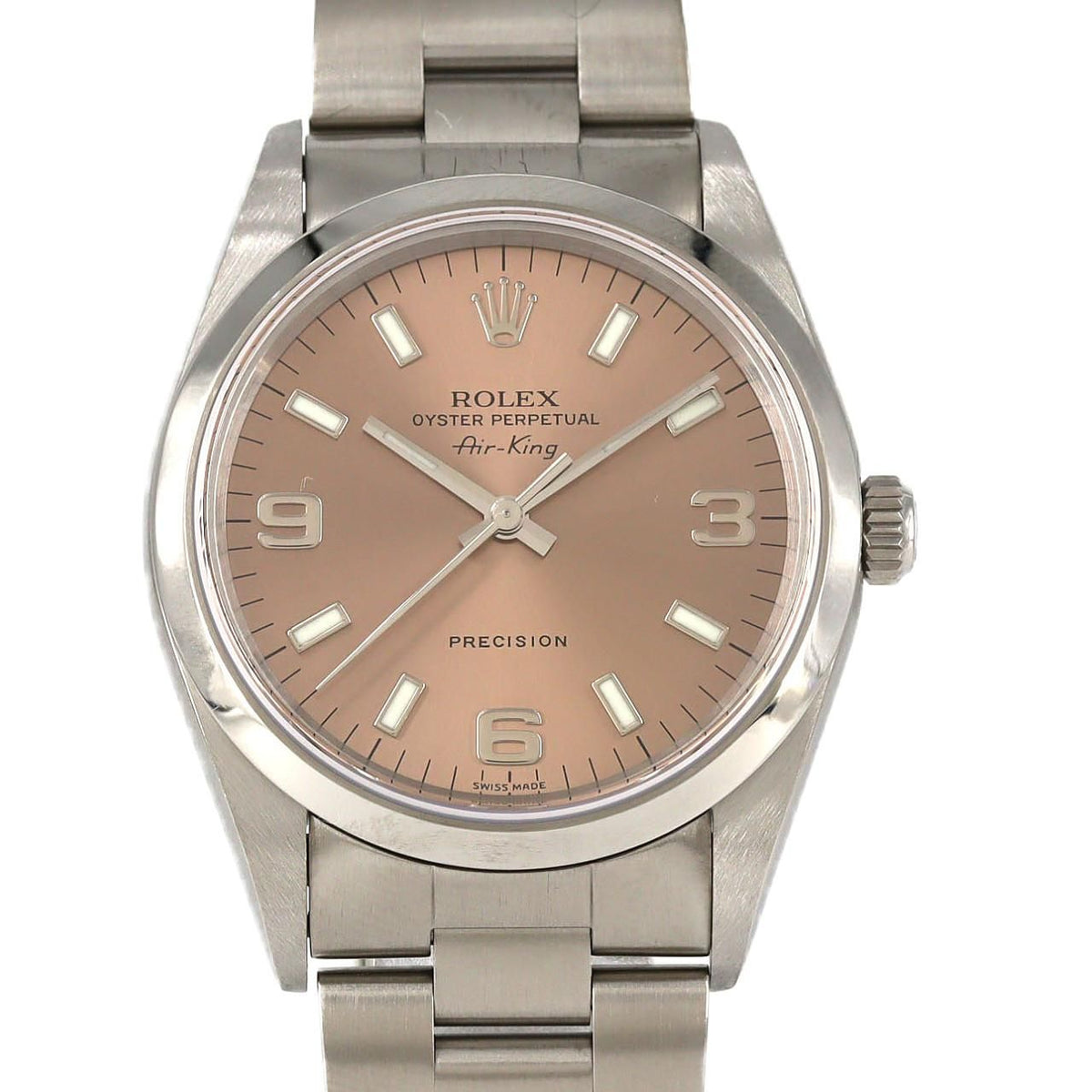 Rolex Air King SS Automatic Number Watch
