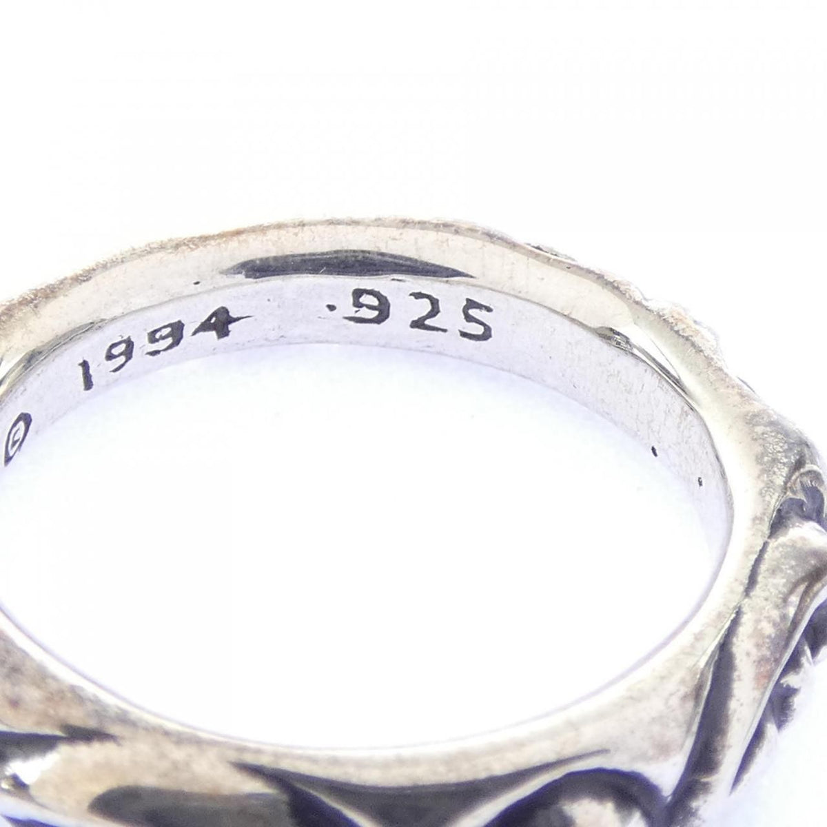 Chrome Hearts Scroll Band Ring — view 4