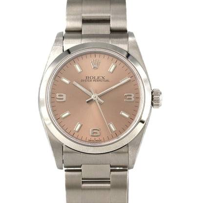 Rolex Oyster Perpetual SS Manual Winding Number Watch